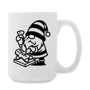 Nain pâtisserie en pain d’épices - Grande tasse 440 ml - blanc - Droite