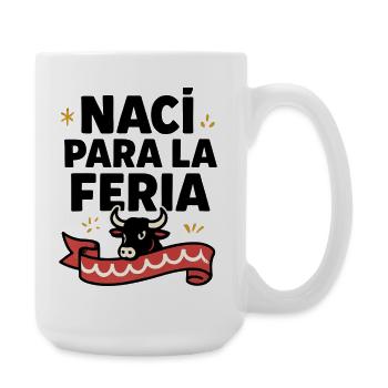 Naci para la feria - Large Mug 440 ml - white - Right
