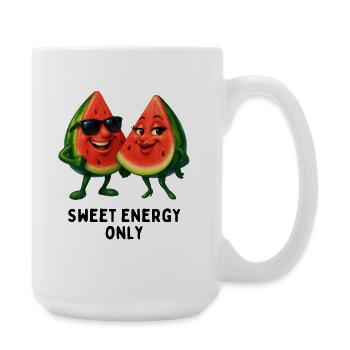 Duo de pastèques Sweet Energy - Grande tasse 440 ml - blanc - Droite