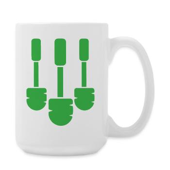 The best toilet brush times three! - Large Mug 440 ml - white - Right
