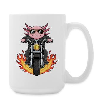 Motos moto moto motards motards cool - Grande tasse 440 ml - blanc - Droite