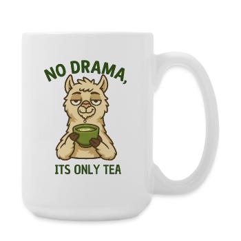 No Drama Alpaca Tea Time - Large Mug 440 ml - white - Right