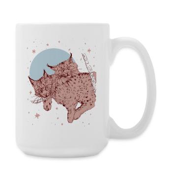 WIR IN EINEM ANDEREN UNIVERSUM - Große Tasse 440 ml - Weiß - Rechts