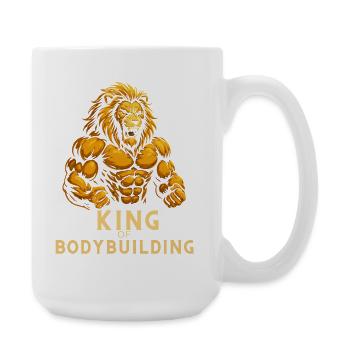 King of Bodybuilding - Large Mug 440 ml - white - Right