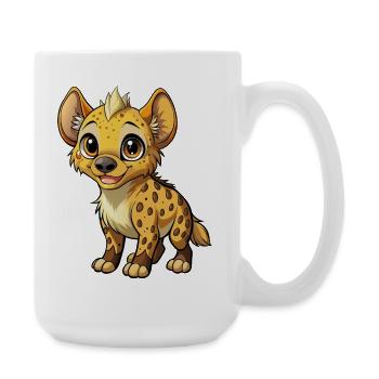 Baby Hyena - Large Mug 440 ml - white - Right