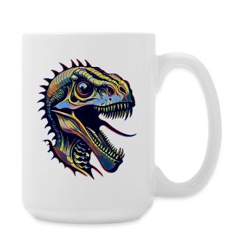 Dino Head - Large Mug 440 ml - white - Right