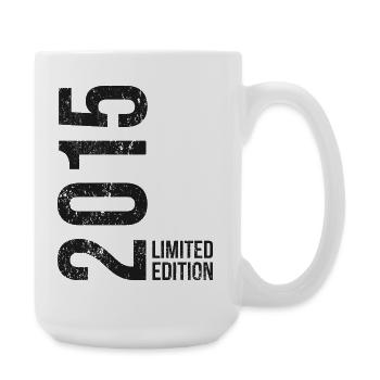 Vintage 2015 Boy Girl 11th Birthday - Large Mug 440 ml - white - Right