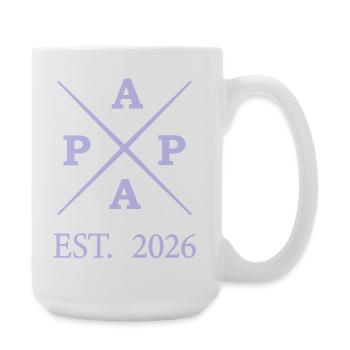 papa_est_2026 - Grande tasse 440 ml - blanc - Droite