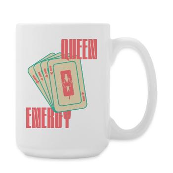 Queen Energy - Large Mug 440 ml - white - Right