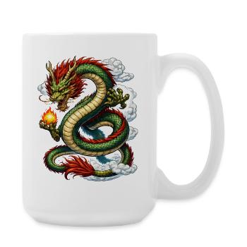 Dragon Comic - Grande tasse 440 ml - blanc - Droite