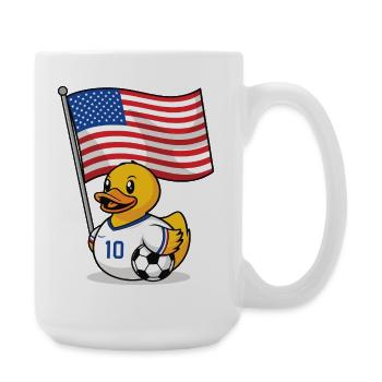 Maillot de football américain pour les fans - Grande tasse 440 ml - blanc - Droite