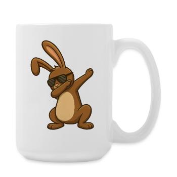 Easter Bunny Easter Dancing Easter Bunny Dab - Large Mug 440 ml - white - Right
