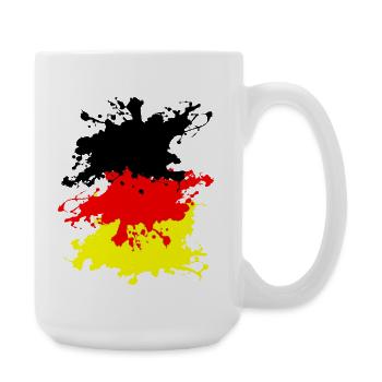 Allemagne Splash - Grande tasse 440 ml - blanc - Droite