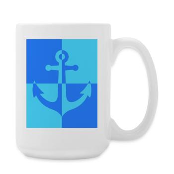 Ancre - Grande tasse 440 ml - blanc - Droite