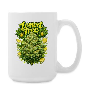 Lemon Tree Graffiti Art Print - Large Mug 440 ml - white - Right