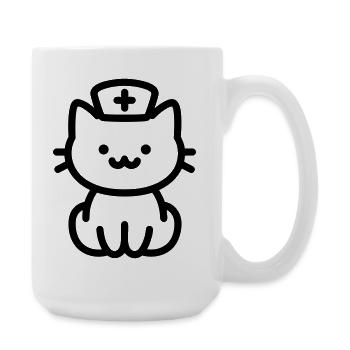 TIERPFLEGERIN - Große Tasse 440 ml - Weiß - Rechts