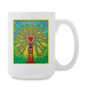 Lebensbaum Lebensenergie - Sonja von Staden - Grande tasse 440 ml - blanc - Droite