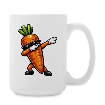 Tamponage de la Carotte / Carotte - Grande tasse 440 ml - blanc - Droite