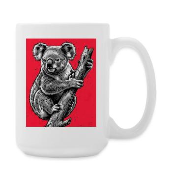 Koala - Große Tasse 440 ml - Weiß - Rechts