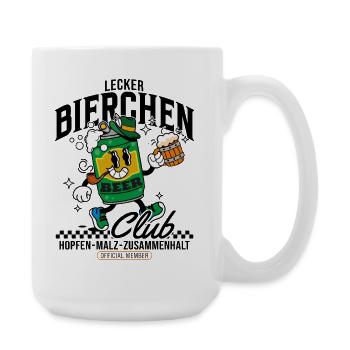 Lecker Bierchen Club - Große Tasse 440 ml - Weiß - Rechts