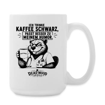 Lustiges Krankenschwester & Pfleger Geschenk - Große Tasse 440 ml - Weiß - Rechts
