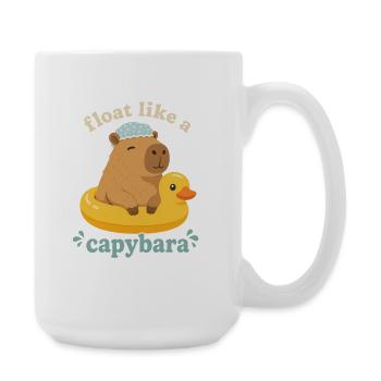 Flotte comme un capybara - Grande tasse 440 ml - blanc - Droite