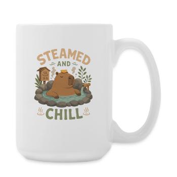Cabybara vapeur et fraîche - Grande tasse 440 ml - blanc - Droite