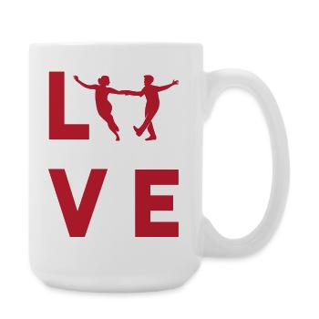Swing Swing Music - Large Mug 440 ml - white - Right