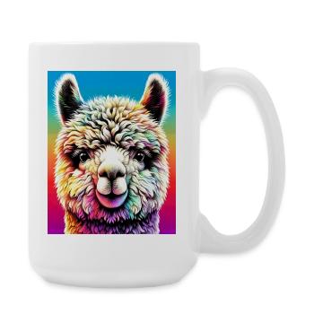 Alpaca - Large Mug 440 ml - white - Right