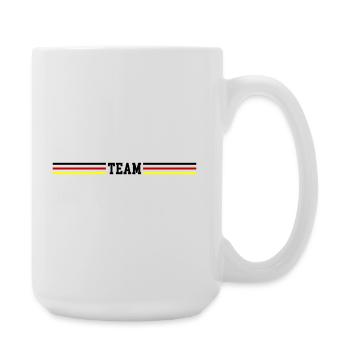 Team Deutschland Linie - Große Tasse 440 ml - Weiß - Rechts