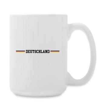 Deutschland Fahne - Große Tasse 440 ml - Weiß - Rechts