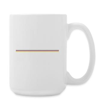 Deutschland Linie - Große Tasse 440 ml - Weiß - Rechts