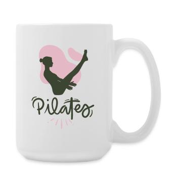 Pilates - Große Tasse 440 ml - Weiß - Rechts