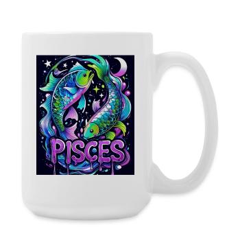 Pisces - Large Mug 440 ml - white - Right