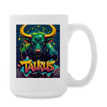 Taureau - Grande tasse 440 ml - blanc - Droite