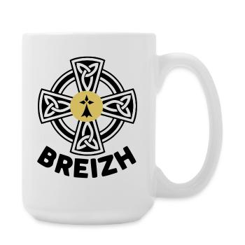 Breizh (Brittany) - Large Mug 440 ml - white - Right