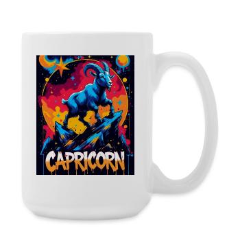 Capricorne - Grande tasse 440 ml - blanc - Droite