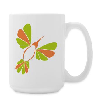 Kolibri_002 - Grande tasse 440 ml - blanc - Droite