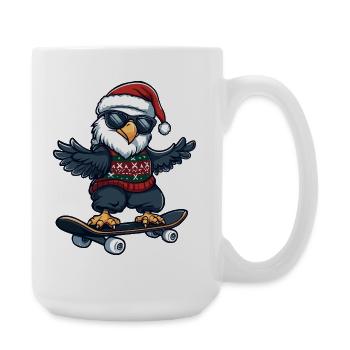 Aigle Noël Drôle - Grande tasse 440 ml - blanc - Droite