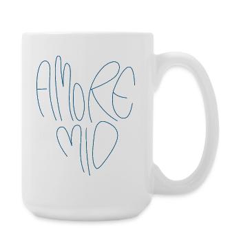 Amore Mio Lettering - Large Mug 440 ml - white - Right