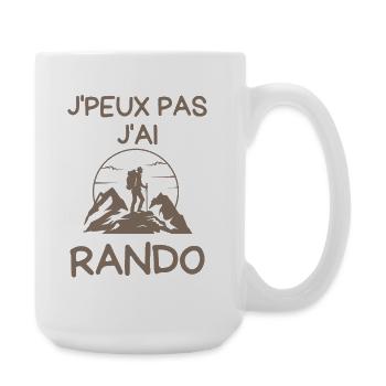 J'peux pas j'ai rando - Grande tasse 440 ml - blanc - Droite
