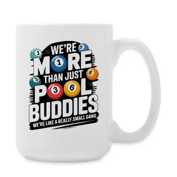 Billiard Design - Plus que de simples compagnons de piscine - Grande tasse 440 ml - blanc - Droite