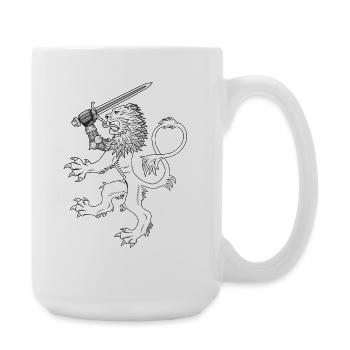 Aalto Asko Art Héraldique Lion White - Grande tasse 440 ml - blanc - Droite