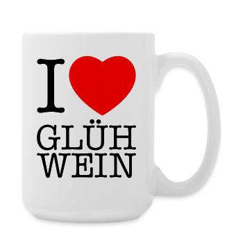 I love mulled wine - Large Mug 440 ml - white - Right