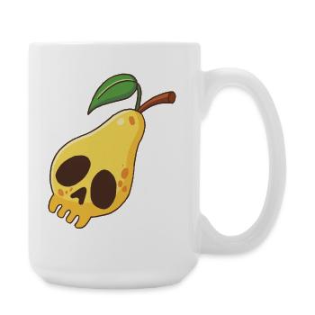Pear Skull - Large Mug 440 ml - white - Right