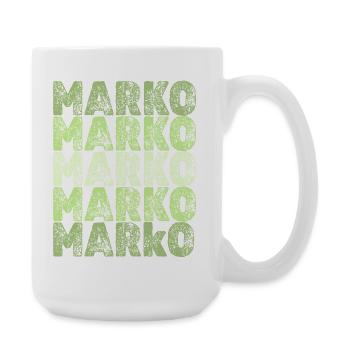 Cadeau pour Marko - Grande tasse 440 ml - blanc - Droite