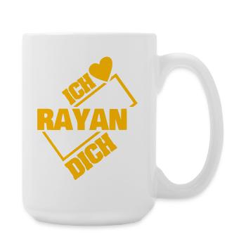 Couple Rayan - Large Mug 440 ml - white - Right