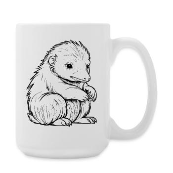 Niffler Animal Pet Icon - Large Mug 440 ml - white - Right