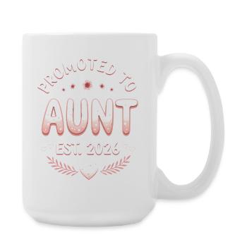 Tante 2026 Tante 2026 Promue Tante 2026 - Grande tasse 440 ml - blanc - Droite