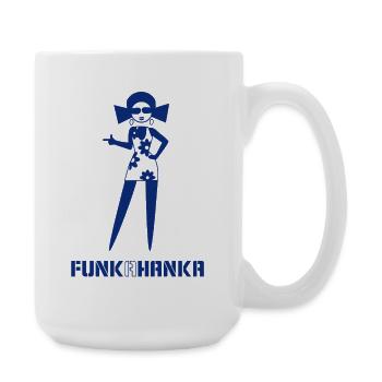 FUNK A HANKA - Große Tasse 440 ml - Weiß - Rechts